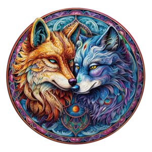 Read more about the article Wooden Jigsaw Puzzle-MANDALA YIN YANG WOLF 2 66ed6a54bd574