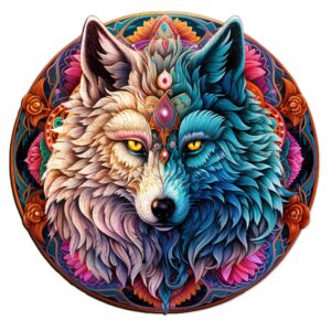 Read more about the article Wooden Jigsaw Puzzle-MANDALA YIN YANG WOLF 66e197775e225