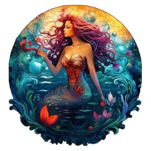 Read more about the article Wooden Jigsaw Puzzle- Mermaid Aqua Woman 66dd835fb0375