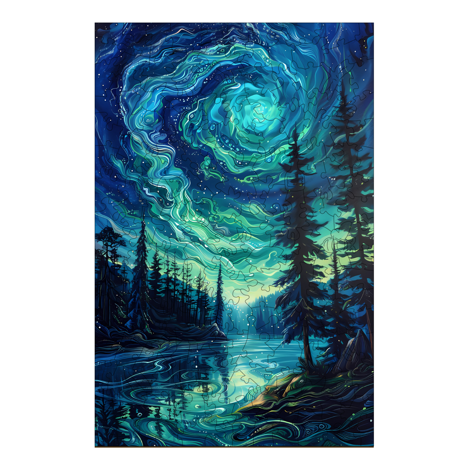 You are currently viewing Wooden Jigsaw Puzzle-Night Aurora 2 66df535fae5f3