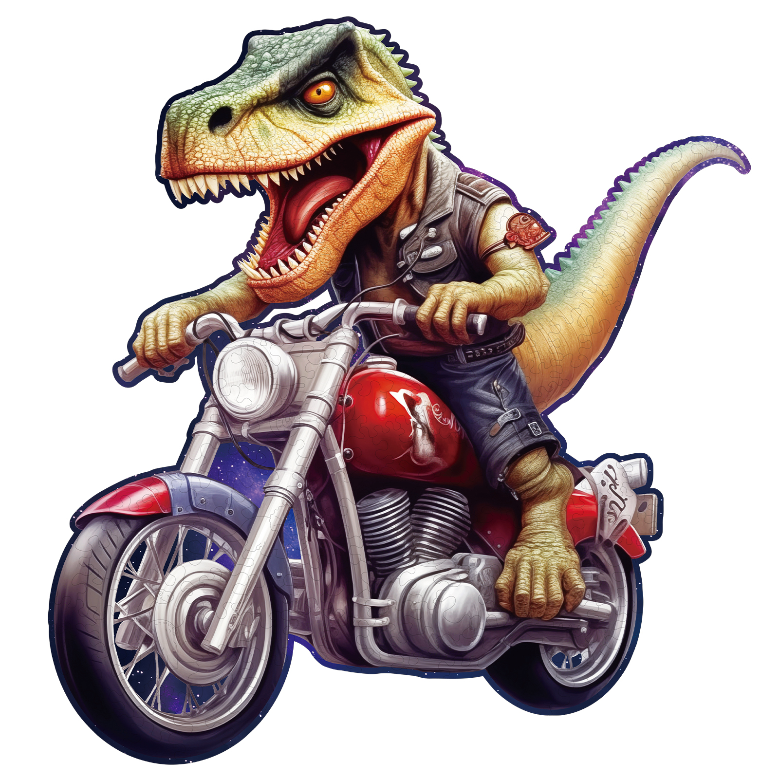 You are currently viewing Wooden Jigsaw Puzzle – Raptor Riders 66db892322856