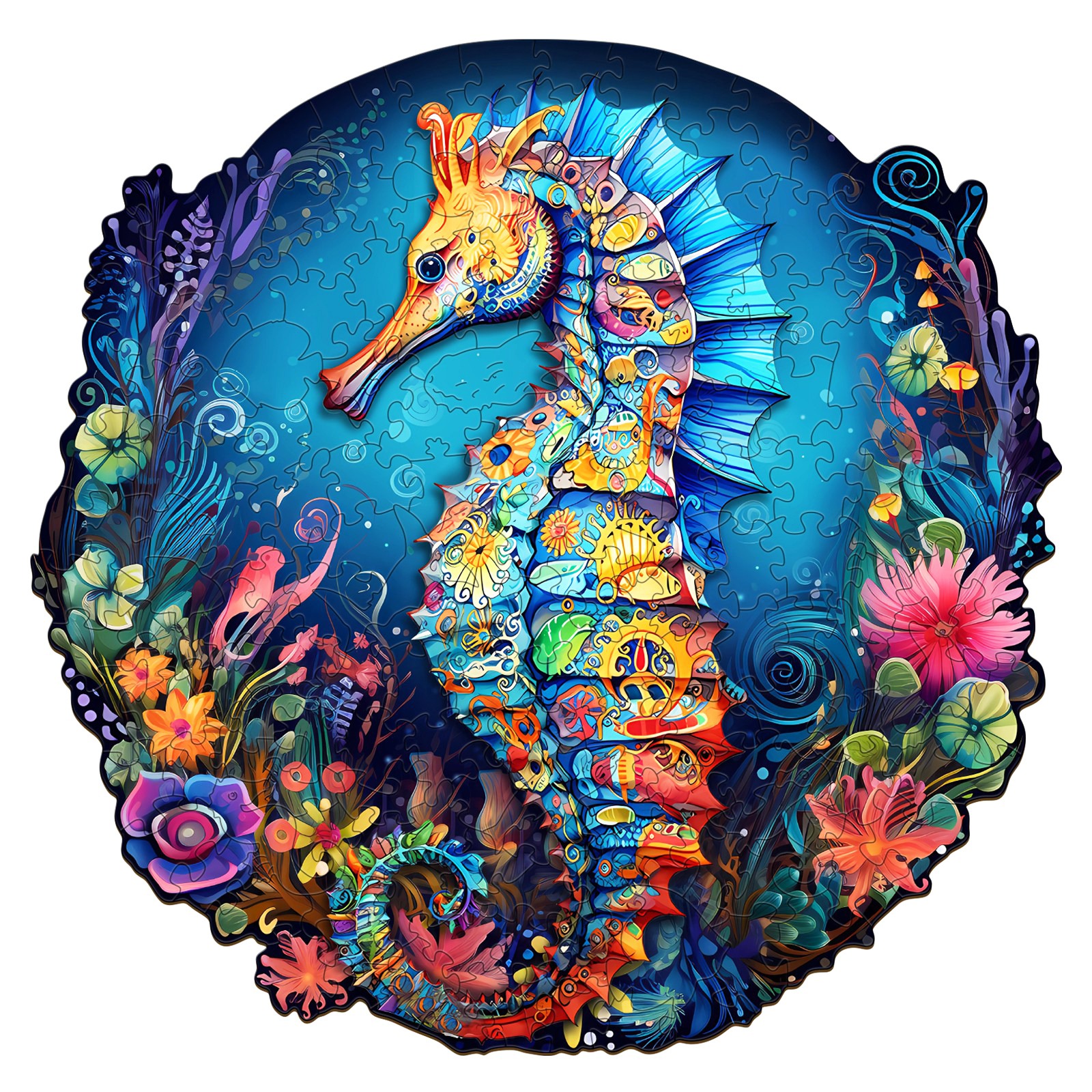 You are currently viewing Wooden Jigsaw Puzzle-Seahorse 2 66d60740a5174