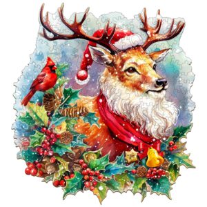 Read more about the article Wooden Jigsaw Puzzle-Sparkle Christmas Reindeer 66dc5172b49ad