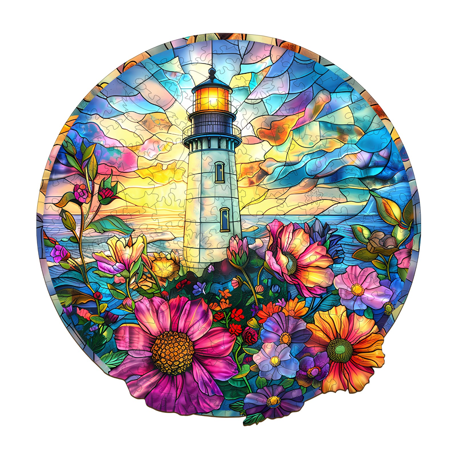 You are currently viewing Wooden Jigsaw Puzzle – Stained Glass Lighthouse 66e01bc3b66b6