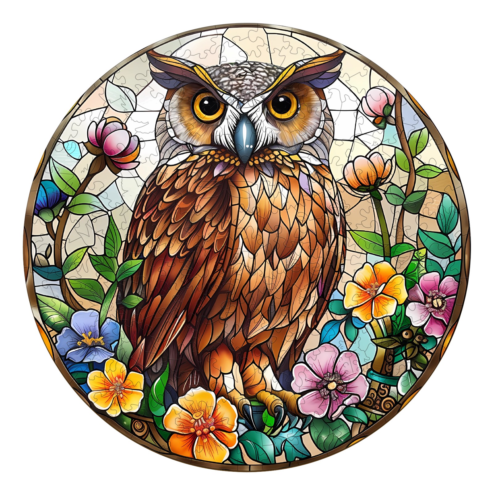 You are currently viewing Wooden Jigsaw Puzzle-Stained Glass Owl 66da37a64d6c8