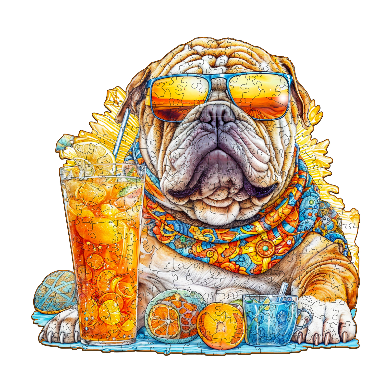 You are currently viewing Wooden Jigsaw Puzzle-Summer Bulldog 66df72f3114b2