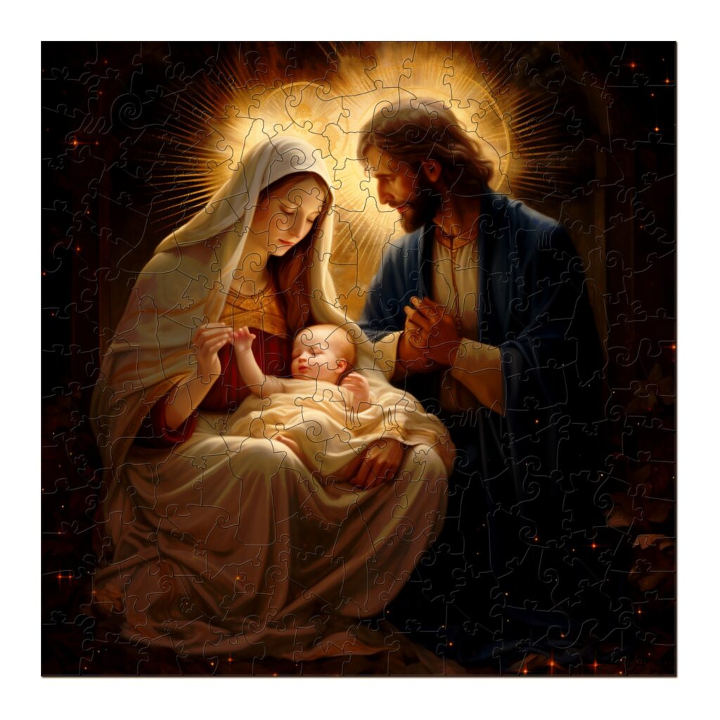 Wooden Jigsaw Puzzle – The Birth of Jesus 66e576f67ab00