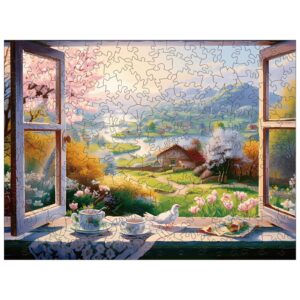 Read more about the article Wooden Jigsaw Puzzle – The View Outside The Window 66ec581eaccca