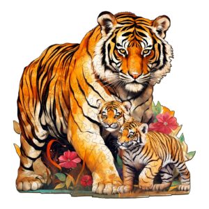 Read more about the article Wooden Jigsaw Puzzle – Tiger Family 2 66e0264c6ad7e