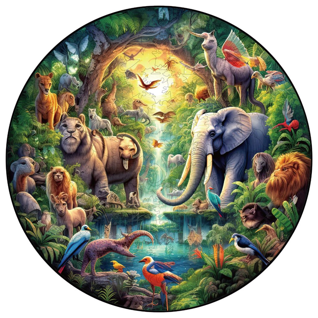 Wooden Jigsaw Puzzle-Wonderful Animals 66dacb4998cbd
