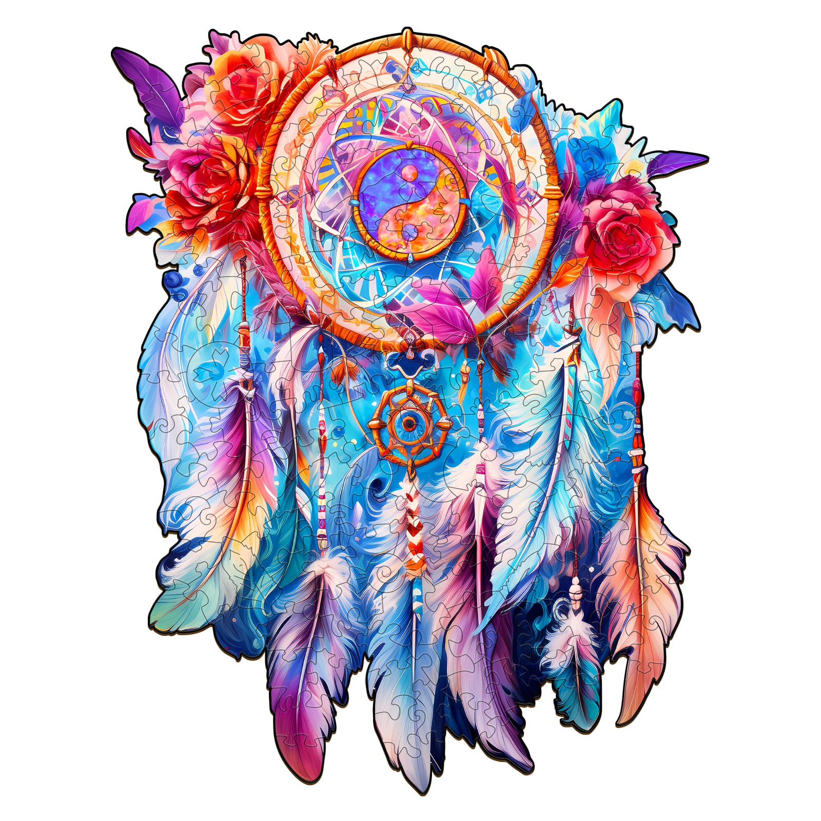 You are currently viewing Wooden Jigsaw Puzzle – Yin Yang Dream Catcher 66e99576f07f5