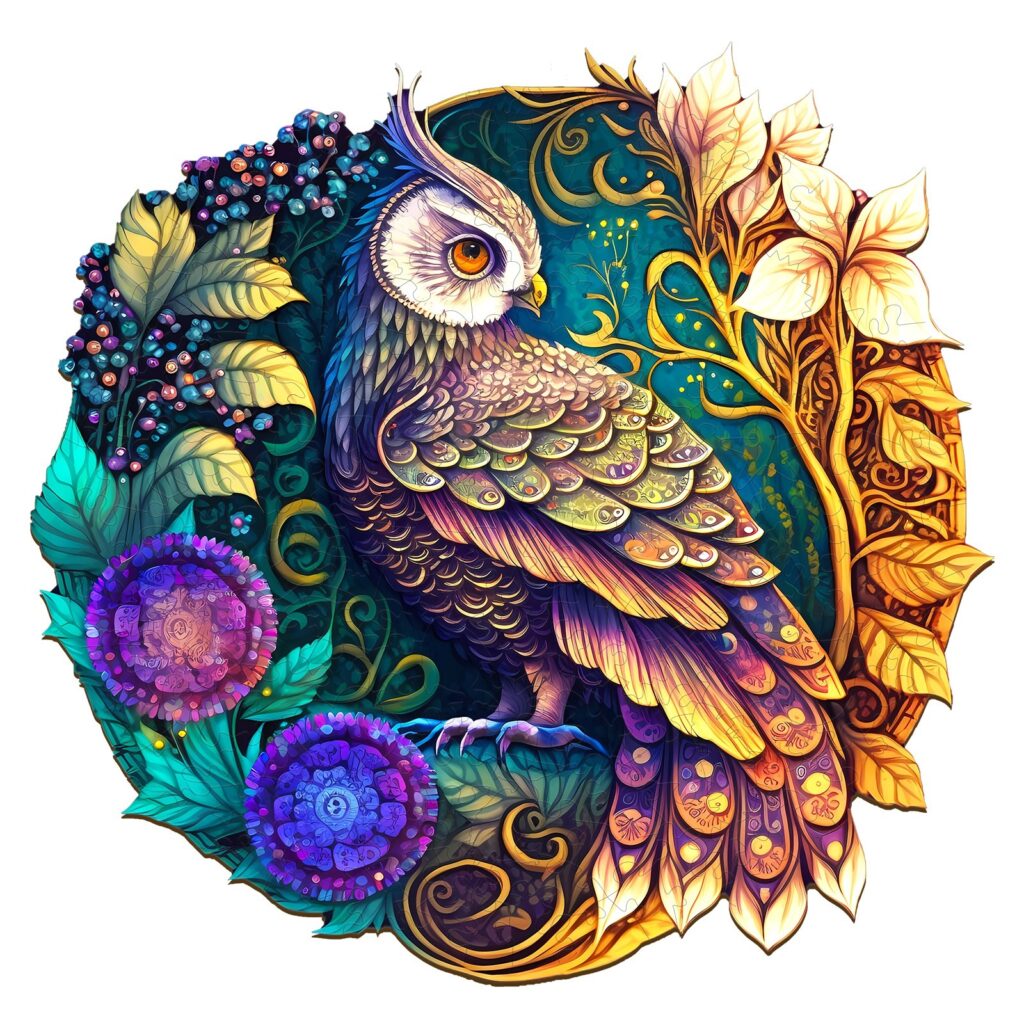 Wooden Jigsaw Puzzle-Yin Yang Owl 3 66db9e41a07ee